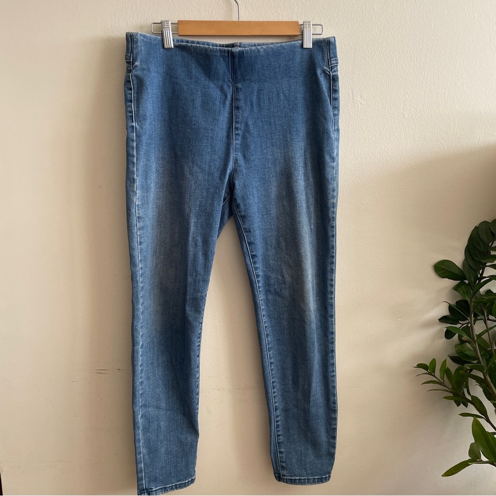 Soft Surroundings Ultimate Denim Pull-on Jean elastic Stretch legging medium